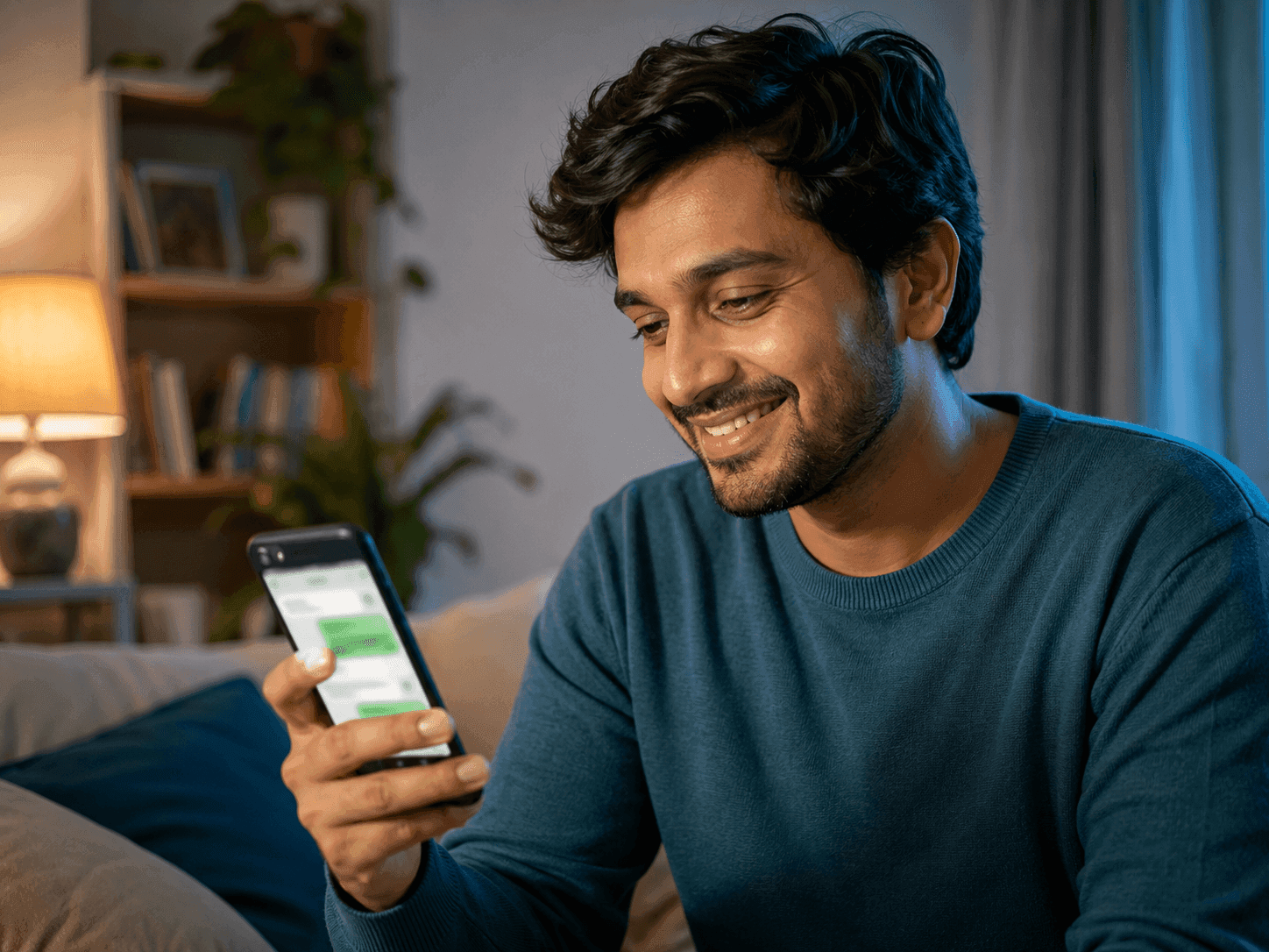Patient receiving prescription and follow-up on WhatsApp